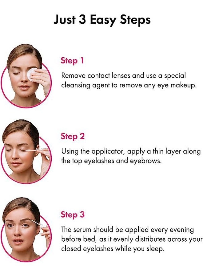 TOPLASH Eyelash Growth Serum - Innovative Formula for Longer, Thicker, Fuller Brows & Lashes - Natural, Cruelty-Free & Hypoallergenic - 0.10 fl.oz. - Image 5