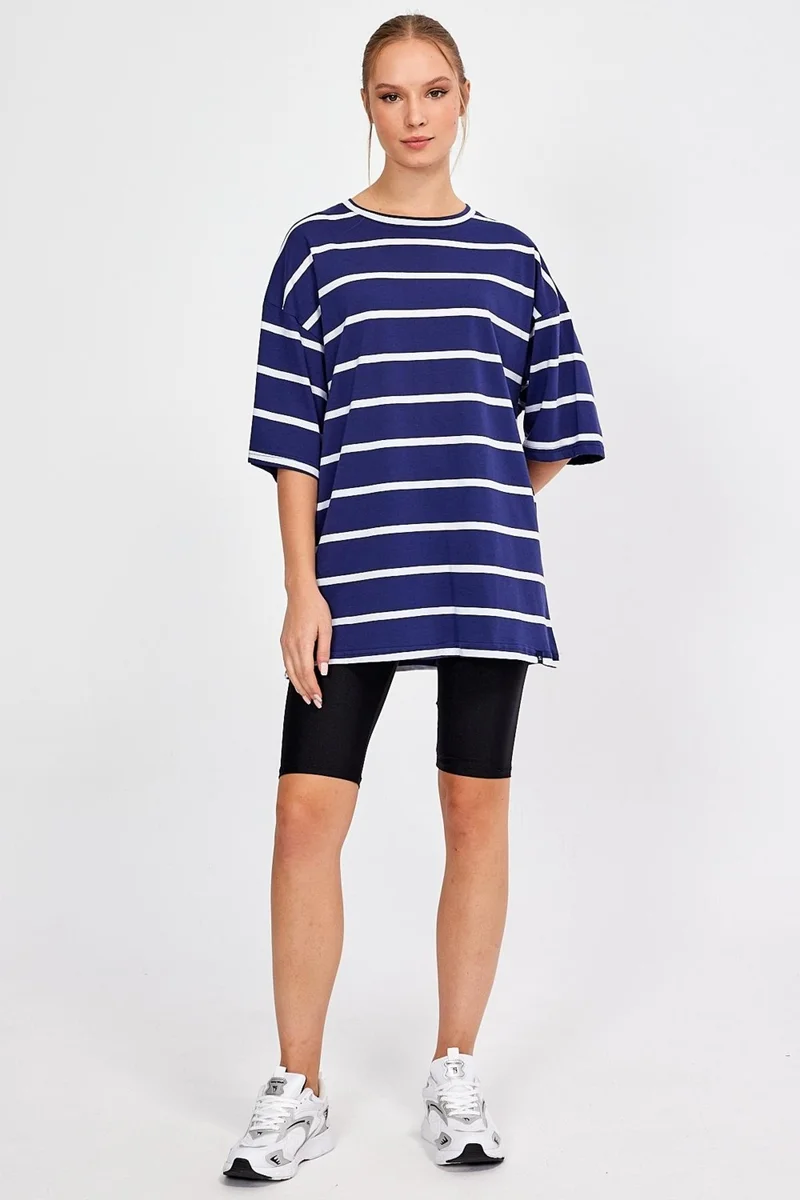 Alexander Gardi Striped Oversize T-Shirt (E23-0046)