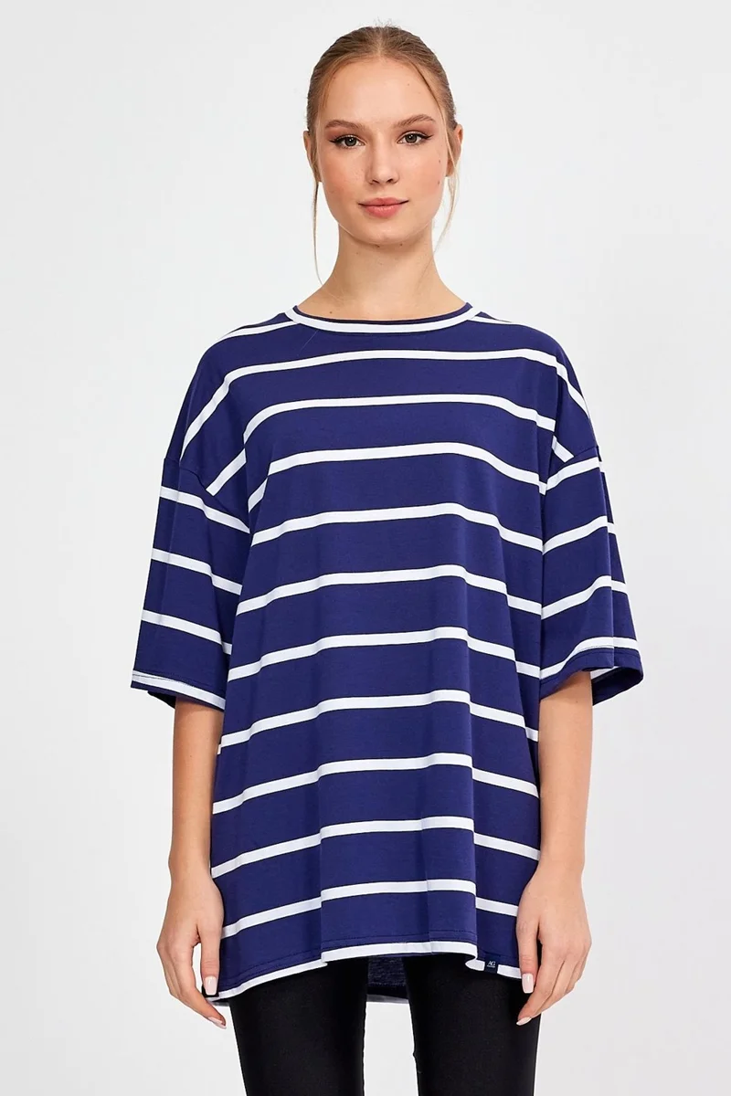 Alexander Gardi Striped Oversize T-Shirt (E23-0046)