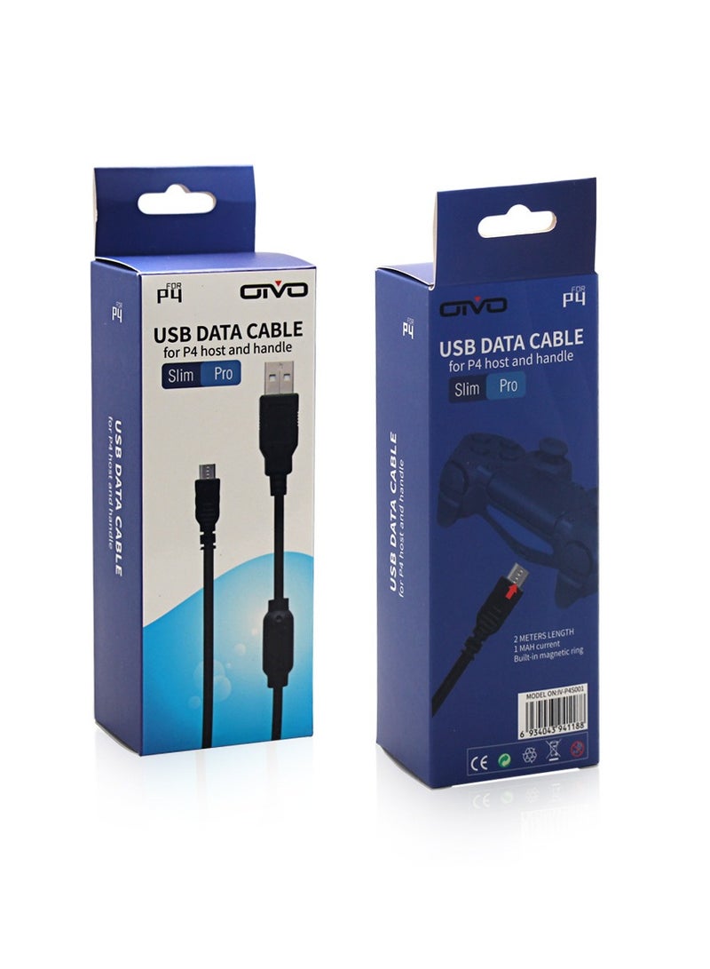 6.6 FT PS4 Controller Charger Cable, USB Data Cable for P4 Host and Handle  - Image 4