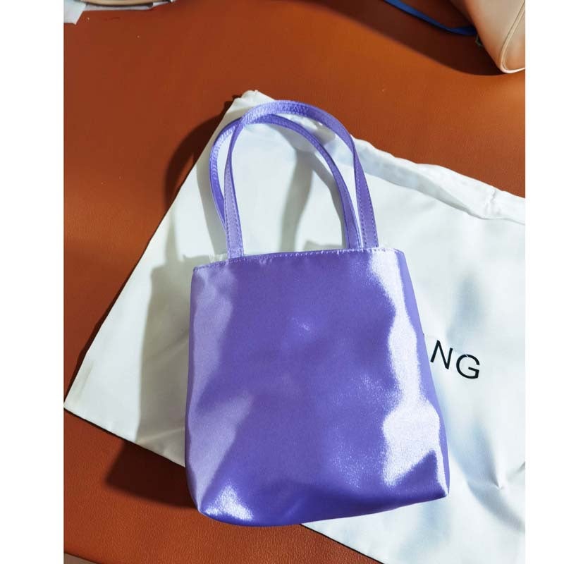 Nylon Mini Shopper Tote Bag - Image 2