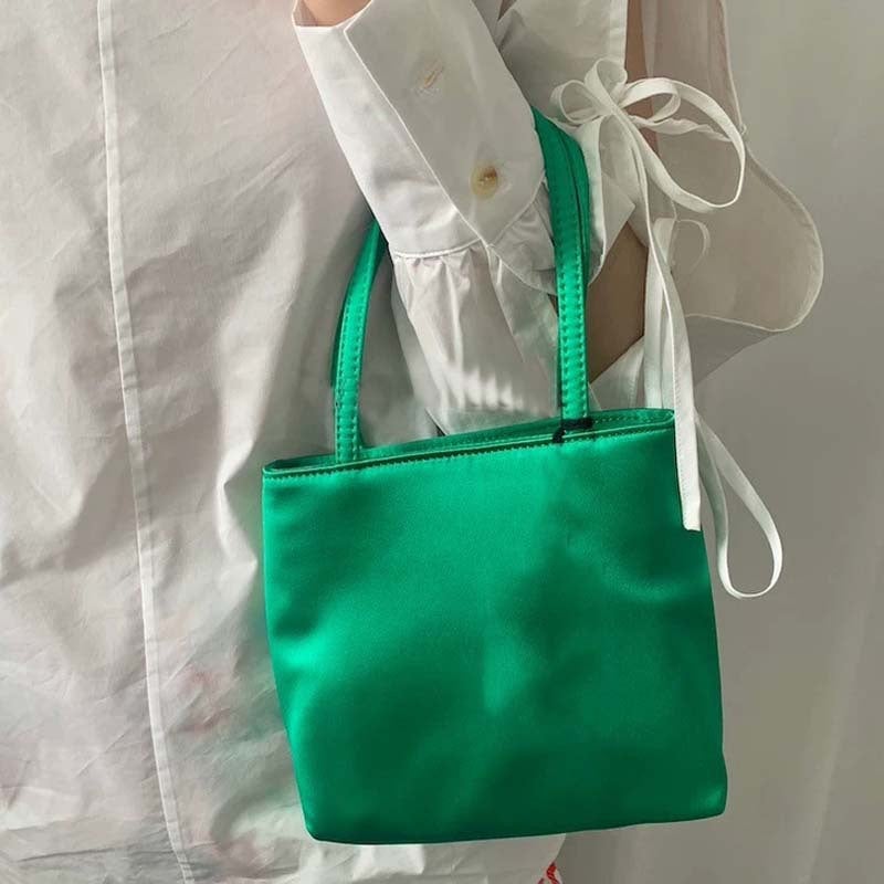 Nylon Mini Shopper Tote Bag - Image 1