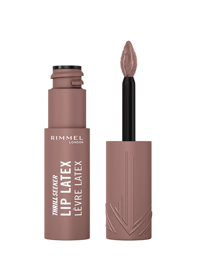 RIMMEL LONDON أحمر شفاه لاتيكس سائل ثريل سيكر - كابتشينو لايت، 6 مل - Image 1