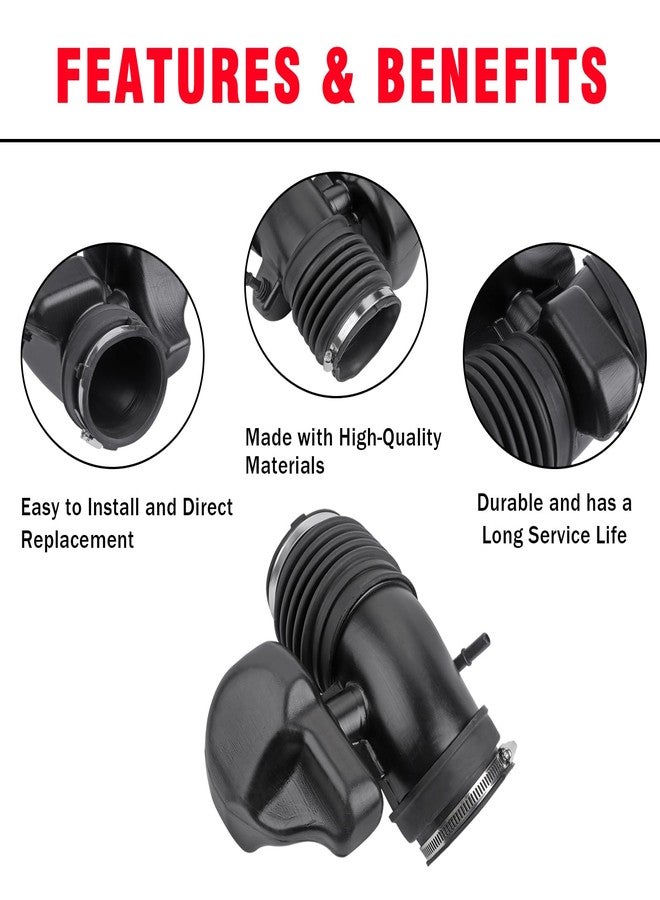 VASTAUTO 696-019 Engine Air Intake Hose Fit for 2012-2017 Chevy Traverse GMC Acadia Buick Enclave Replaces# 20871478 - Image 4