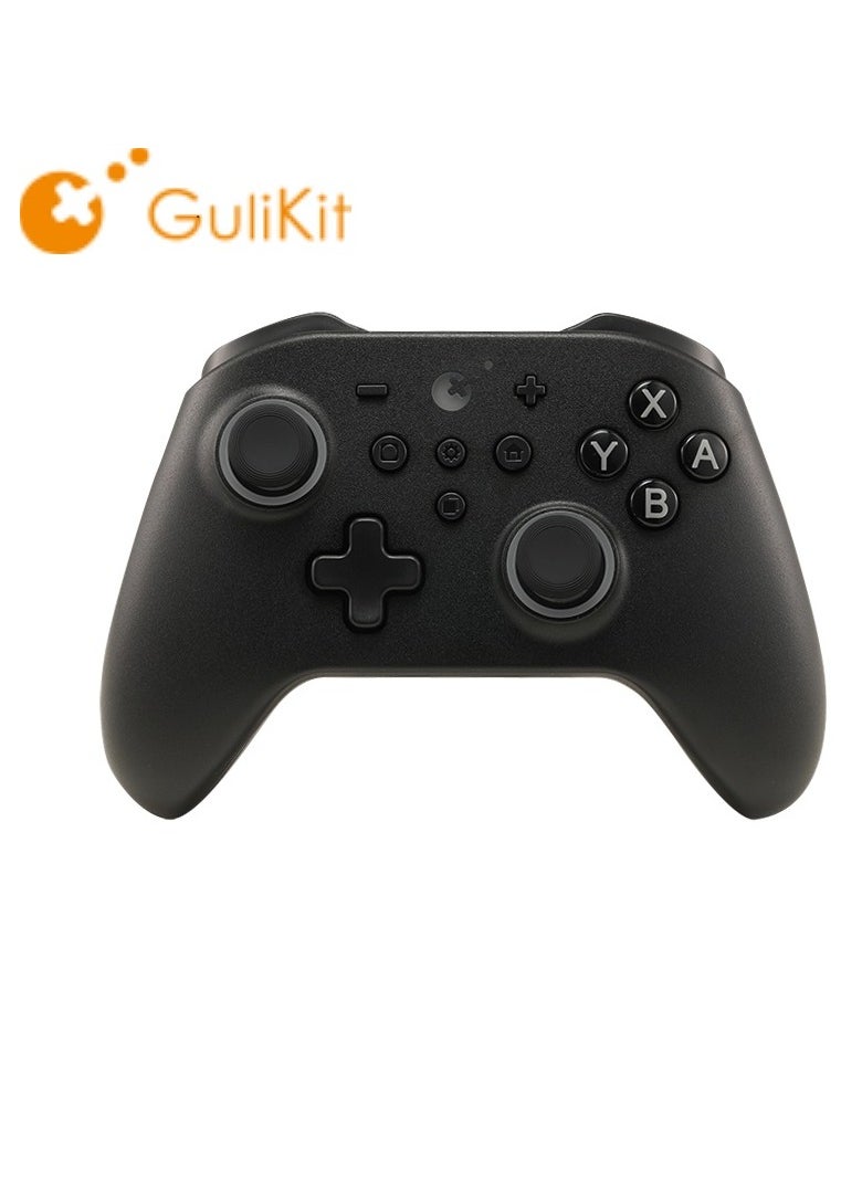 Gulikit - KK3 PRO Controller Kingkong 3 Pro Switch Controller (No Drift) For Switch/PC/Android/MacOS/IOS Hall Joysticks and Triggers, Maglev/Rotor/HD Vibration (Black) - Image 1