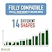 Barcaloo 1000 Piece Building Bricks Play Set 10 Classic Colors Bulk Building Blocks Generic Brick Building Parts for Boys and Girls Assorted Tub Classic Colors - Image 4