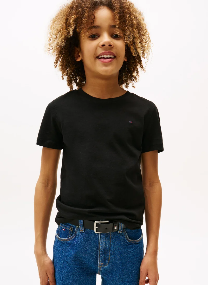 TOMMY HILFIGER Kids Crew Neck Short Sleeve T-shirt