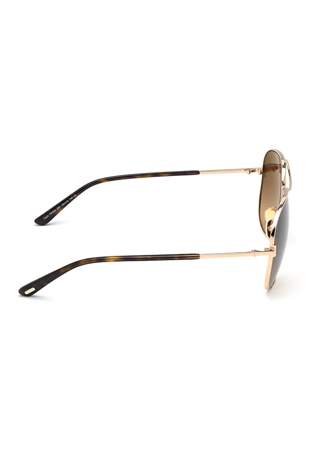 TOM FORD Unisex UV Protection Pilot Sunglasses - FT082328F59 - Lens Size: 59 Mm