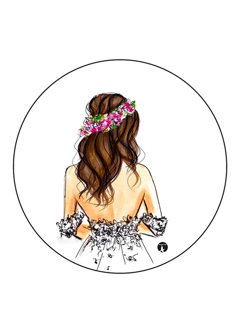 RKN Girl Printed Mouse Pad Multicolour