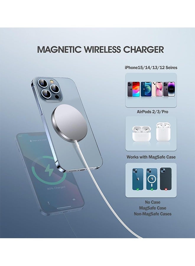 عام شاحن لاسلكي، شحن مغناطيسي لاسلكي سريع للآيفون - Image 2