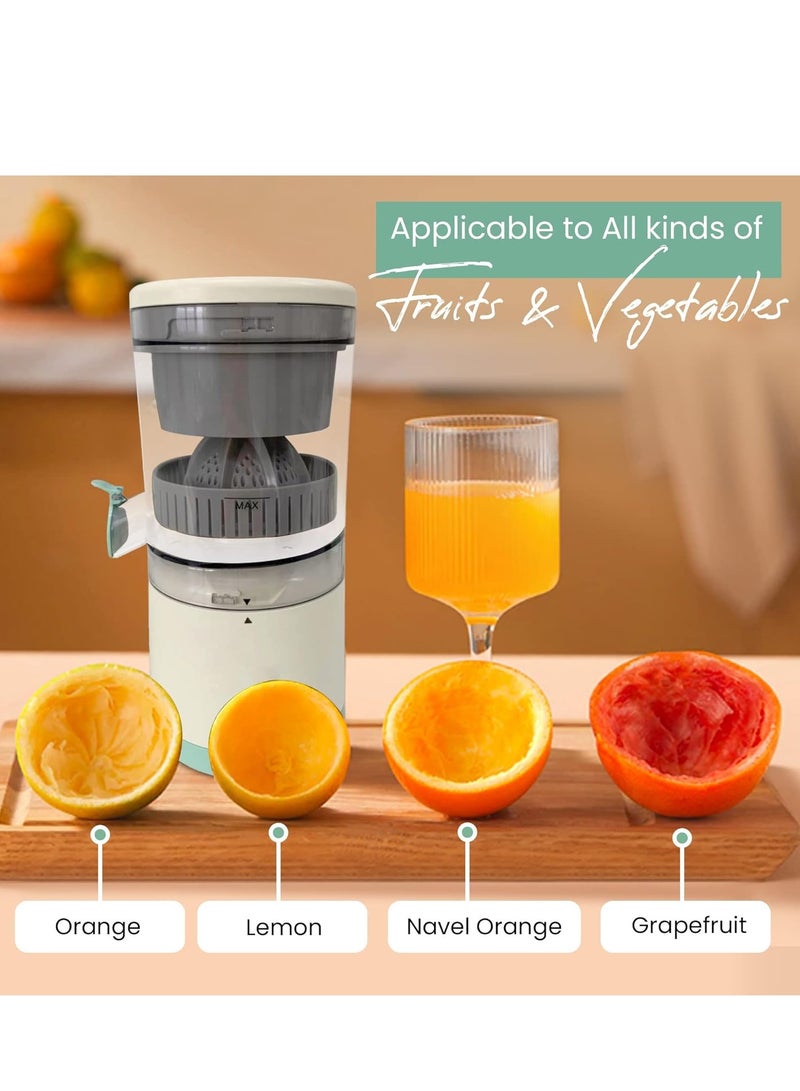 ELTRAZONE Portable Electric Citrus Juicer, Automatic Household Electric Juicer, Portable Rechargeable Juicer, Orange Juice Squeezer, Rechargeable Juicer Machine with USB, for Orange, Lemon, Grapefruit. - Image 5