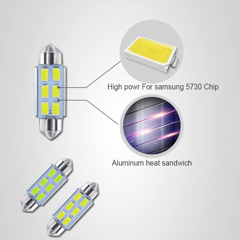 Vuzmode 2Pcs C5W 39mm License Plate Light Bulbs - Image 3