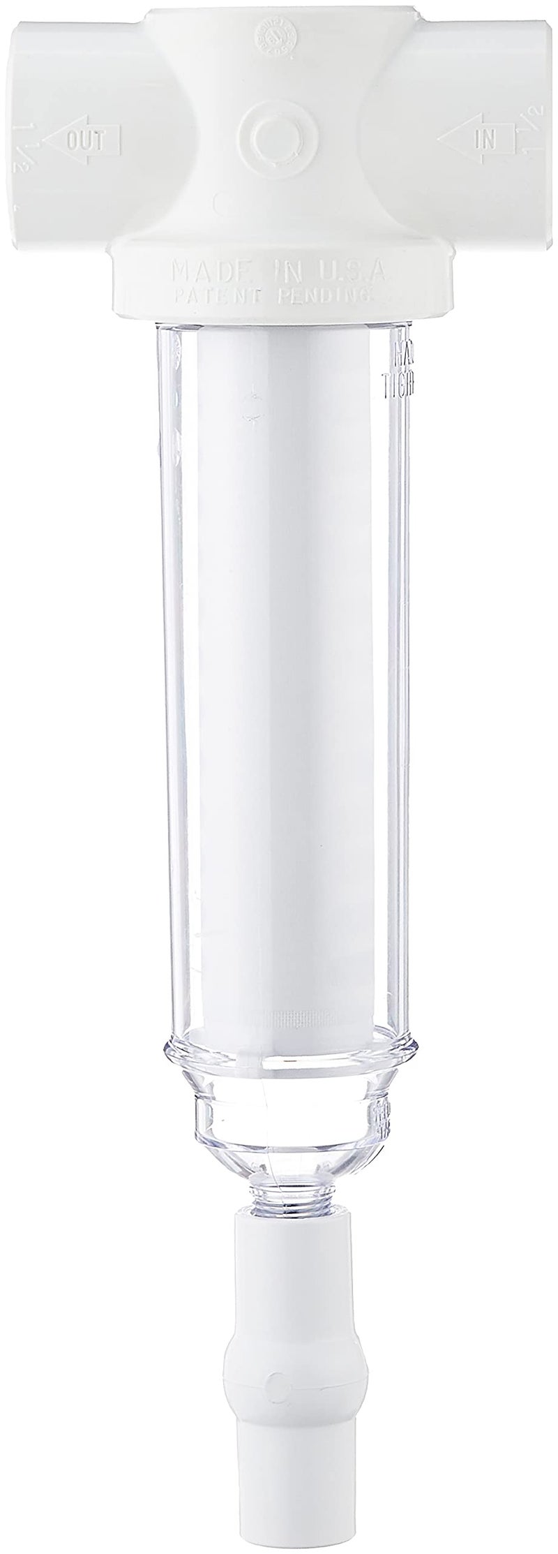 Rusco 1-1/2-250-F Polyester Screened Spin-Down Filter System , White - Image 3