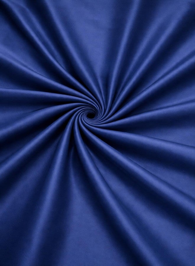 DECORUM Satin Fitted Bedsheet King Size 72x78x10 Inches | 300 TC Soft & Smooth Satin Fabric with 2 Pillow Covers | All Round Elastic | Premium Feel | Solid Color Bedsheet - Image 4