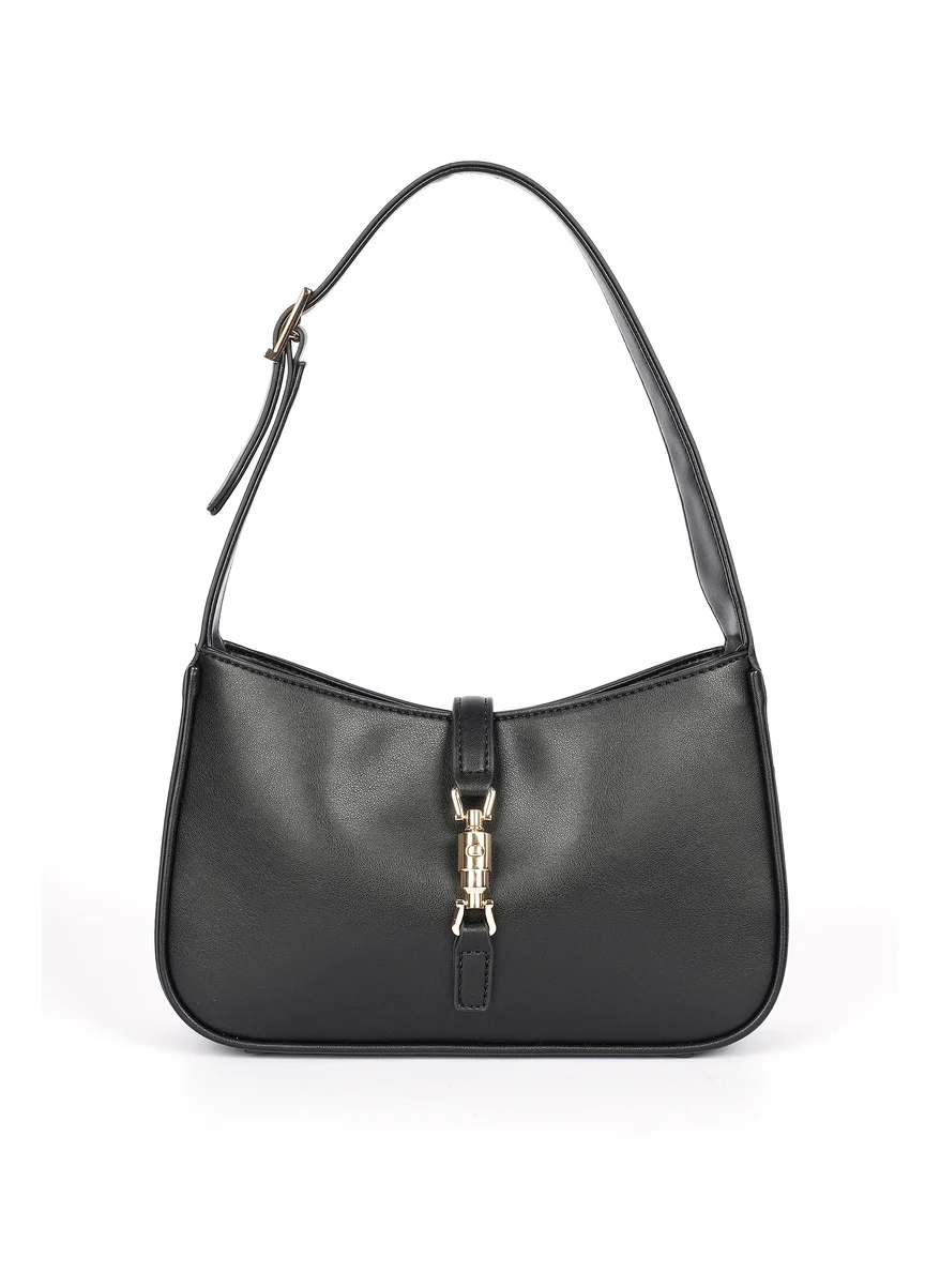 Cuple Long strap faux leather shoulder handbag