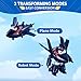 Super Wings Transformable Toys 5 in Agent Chase Airplane Transforming Figures Toys 2 in 1 Mode Rescue Bots Action Figure Toys for 35 Year Old Boys Girls Plane Toys for Toddlers Kids Age 3 4 5 6 7 - Image 4