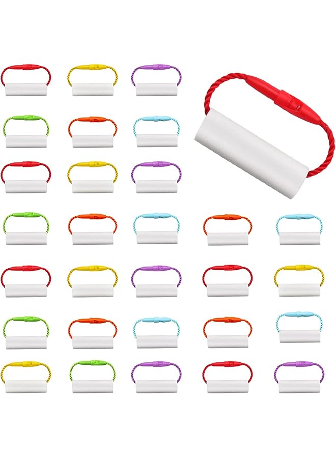 erorex Writable Name Labels 30Pcs Waterproof Shoe Tags Daycare Labels Durable Name Tags For Clothes School Bags Water Bottles School Supplies For Distinguish Children'S Items Color Random - Image 1