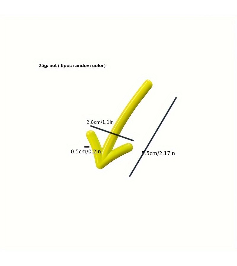12 Pcs 3D Stereo Arrow Colored Magnetic Blackboard Stickers For Whiteboard Decoration Party Photo Display - Image 2