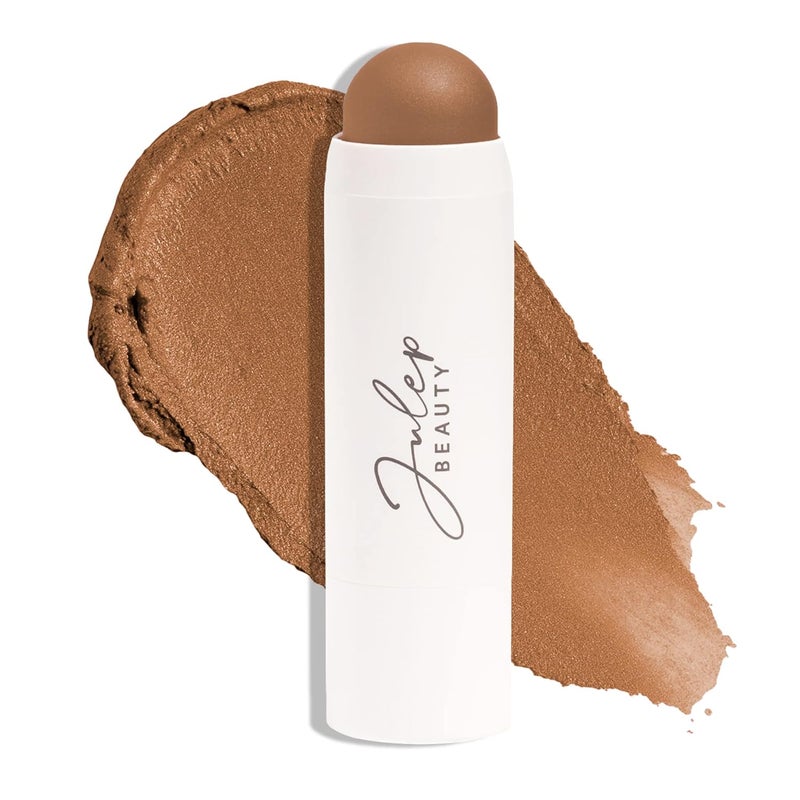 Julep Julep Skip The Brush Cream to Powder Blush Stick  Neutral Bronze  Blendable and Buildable Color  2in1 Blush and Lip Makeup Stick