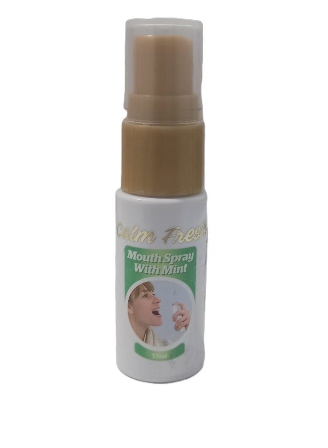 Calm Fresh Mouth Spray With Mint 15 Ml - Image 1
