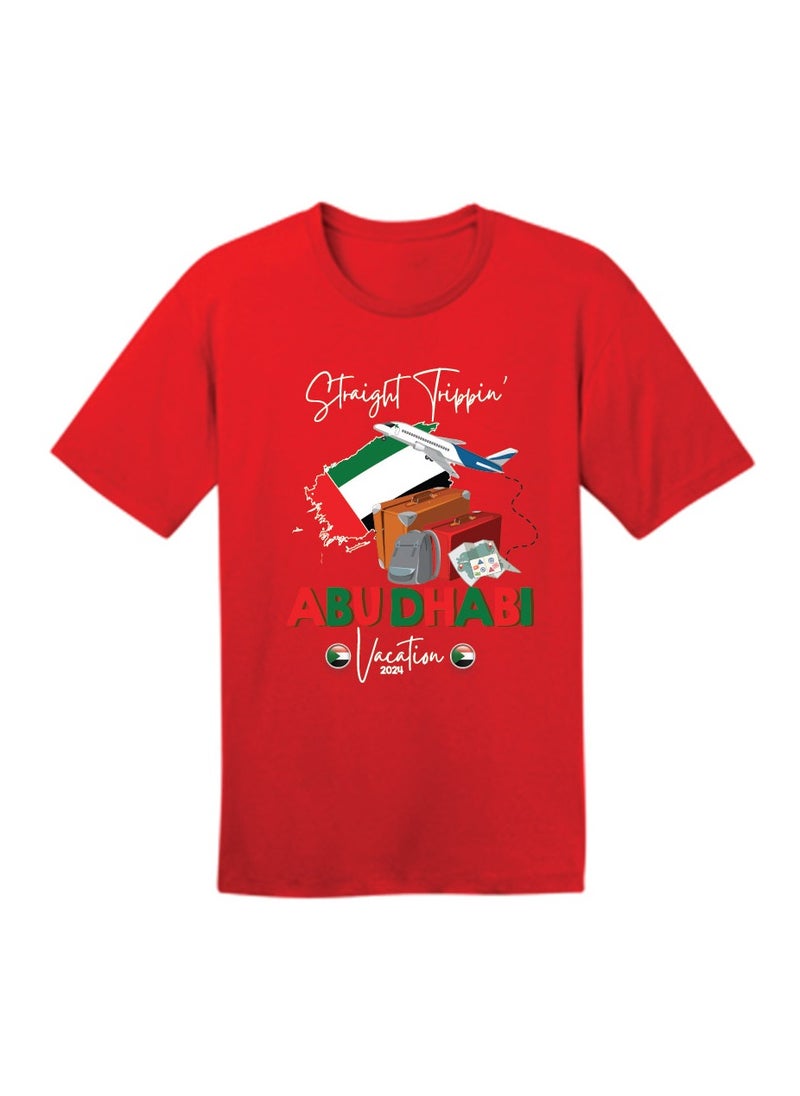 Generic - Abu Dhabi Printed Men's T-Shirt - Comfortable and Stylish Adult T-Shirt for Men - A Souvenir from the Pearl of Arabia - Image 1