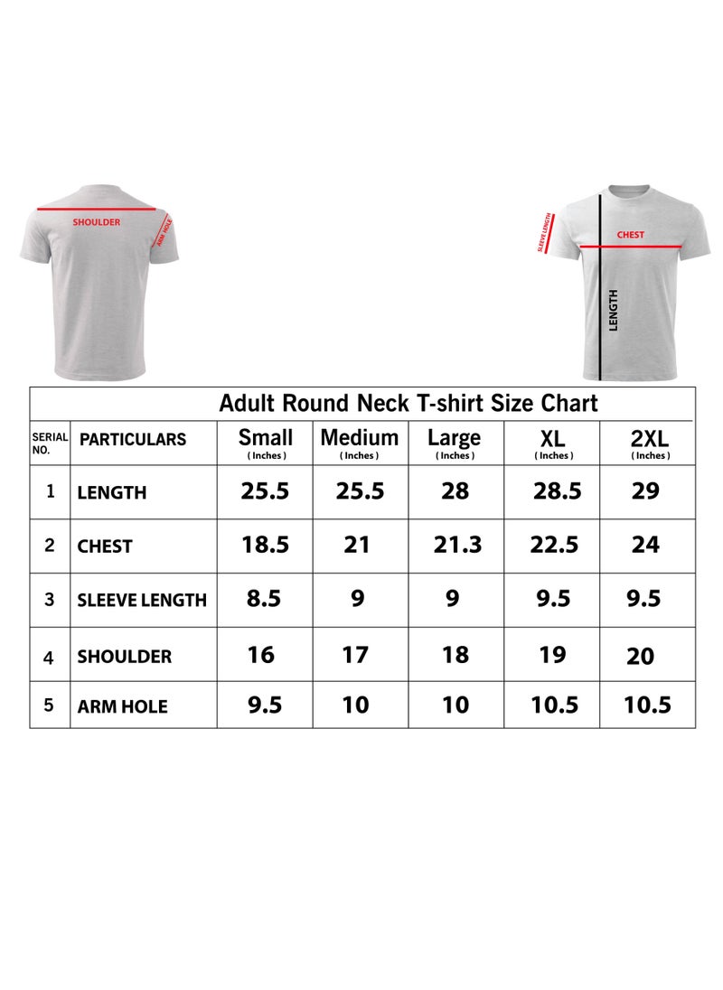 Generic - Abu Dhabi Printed Men's T-Shirt - Comfortable and Stylish Adult T-Shirt for Men - A Souvenir from the Pearl of Arabia - Image 1