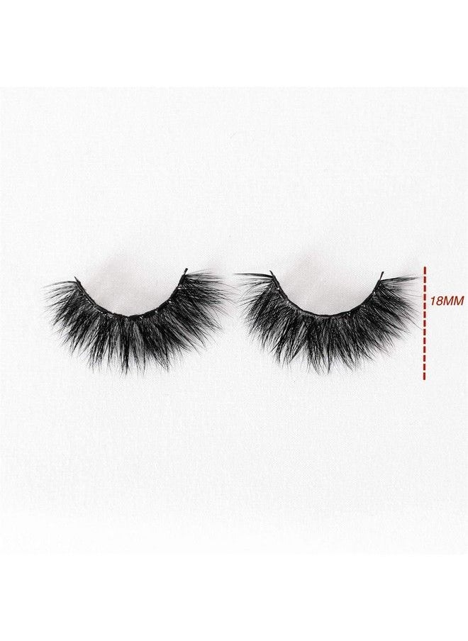 Newcally - Lashes 3D Fake Eyelashes 18MM Dramatic Fluffy Faux Mink Eyelashes Pack 10 Pairs Thick Long Volume False Eye Lashes - Image 1