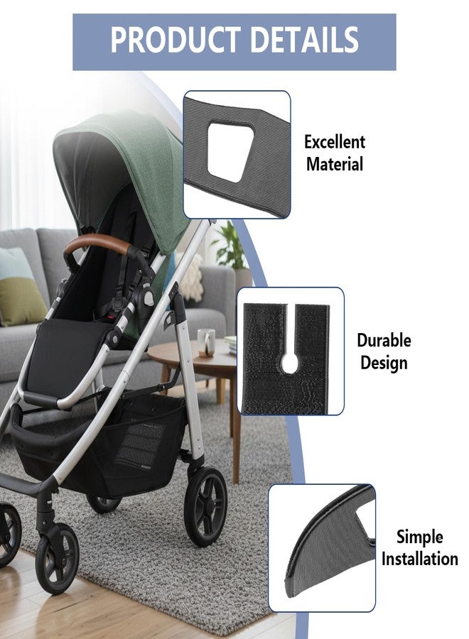 CharmPacks 3 Pack Compatible with Uppababy Cruz Stroller Replacement Folding Latch | Stroller Latch Repair Part | Easy to Install - Image 3