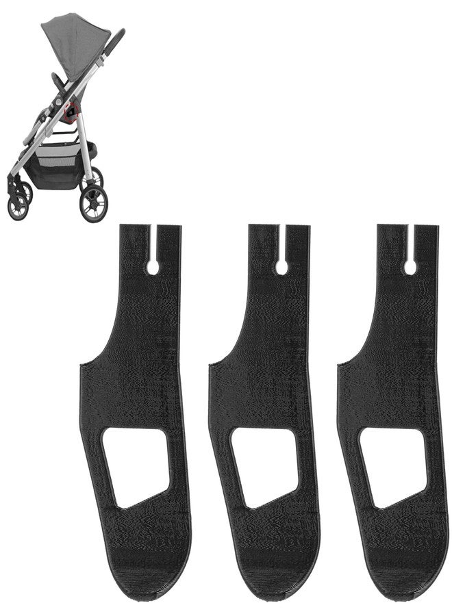 CharmPacks 3 Pack Compatible with Uppababy Cruz Stroller Replacement Folding Latch | Stroller Latch Repair Part | Easy to Install - Image 1