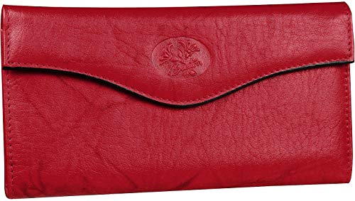 Buxton RFID Organizer Clutch Wallet One Size Red - Image 1