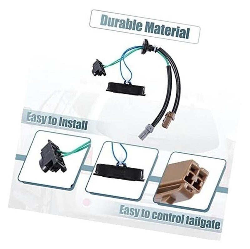 DEMULAX Rear Trunk Lid Release Switch for Nissan - Image 2