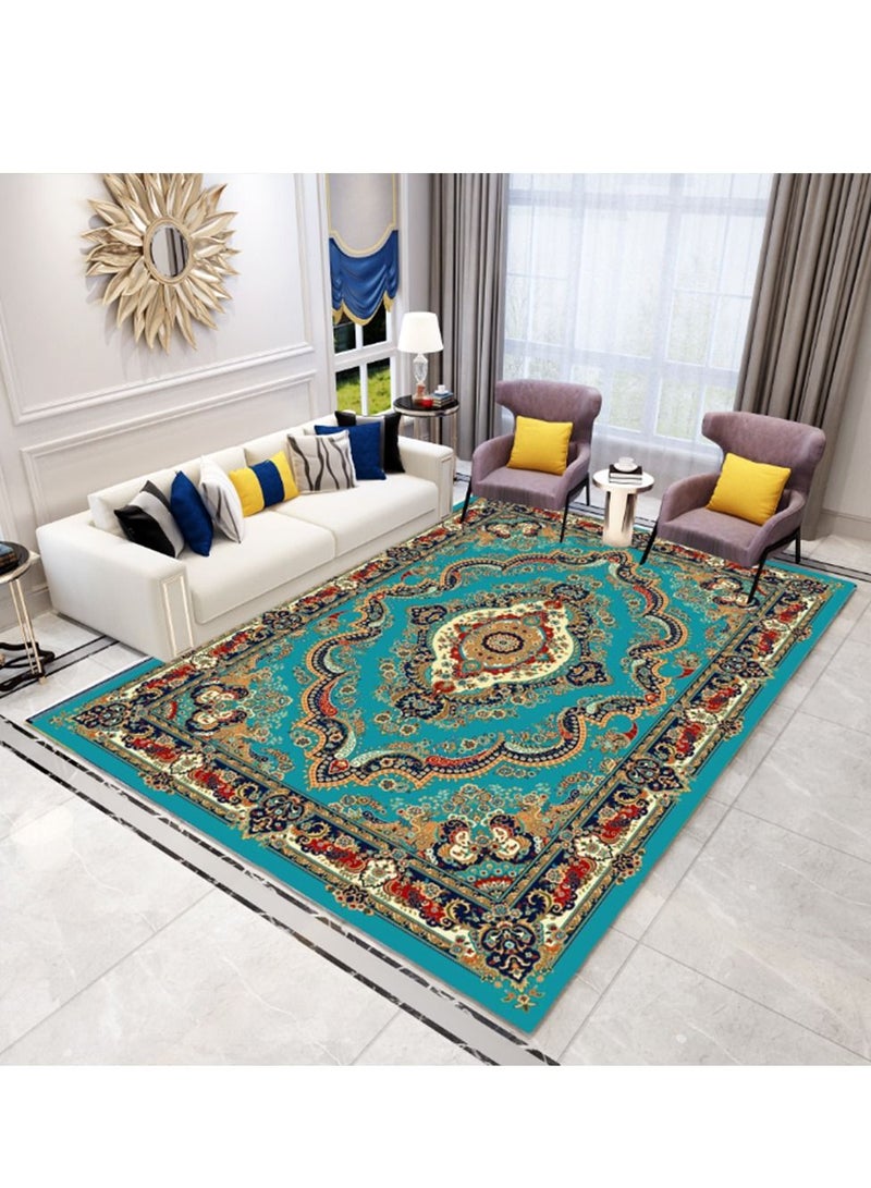 شاربدو سجاد المنطقة الحديثة بسيط قصير كومة السجاد غرفة المعيشة غرفة نوم البساط المضادة للانزلاق سجادة أرضية ديكور المنزل 200 * 300 سنتيمتر - Image 1