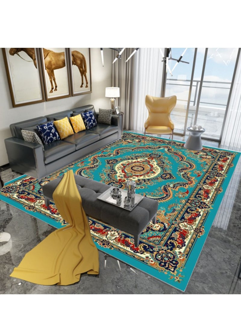 شاربدو سجاد المنطقة الحديثة بسيط قصير كومة السجاد غرفة المعيشة غرفة نوم البساط المضادة للانزلاق سجادة أرضية ديكور المنزل 200 * 300 سنتيمتر - Image 2