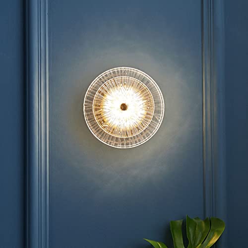 Harold Electricals Modern Indoor Glass Wall Sconces | Occasus Solis Decorative Wall Light for Living Room,Hallway, Dinning Area for Bedroom, Kitchen & Office -(Inbuilt LED) - Image 4