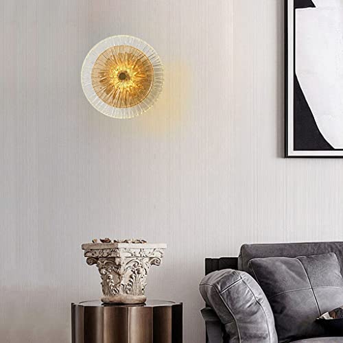 Harold Electricals Modern Indoor Glass Wall Sconces | Occasus Solis Decorative Wall Light for Living Room,Hallway, Dinning Area for Bedroom, Kitchen & Office -(Inbuilt LED) - Image 1