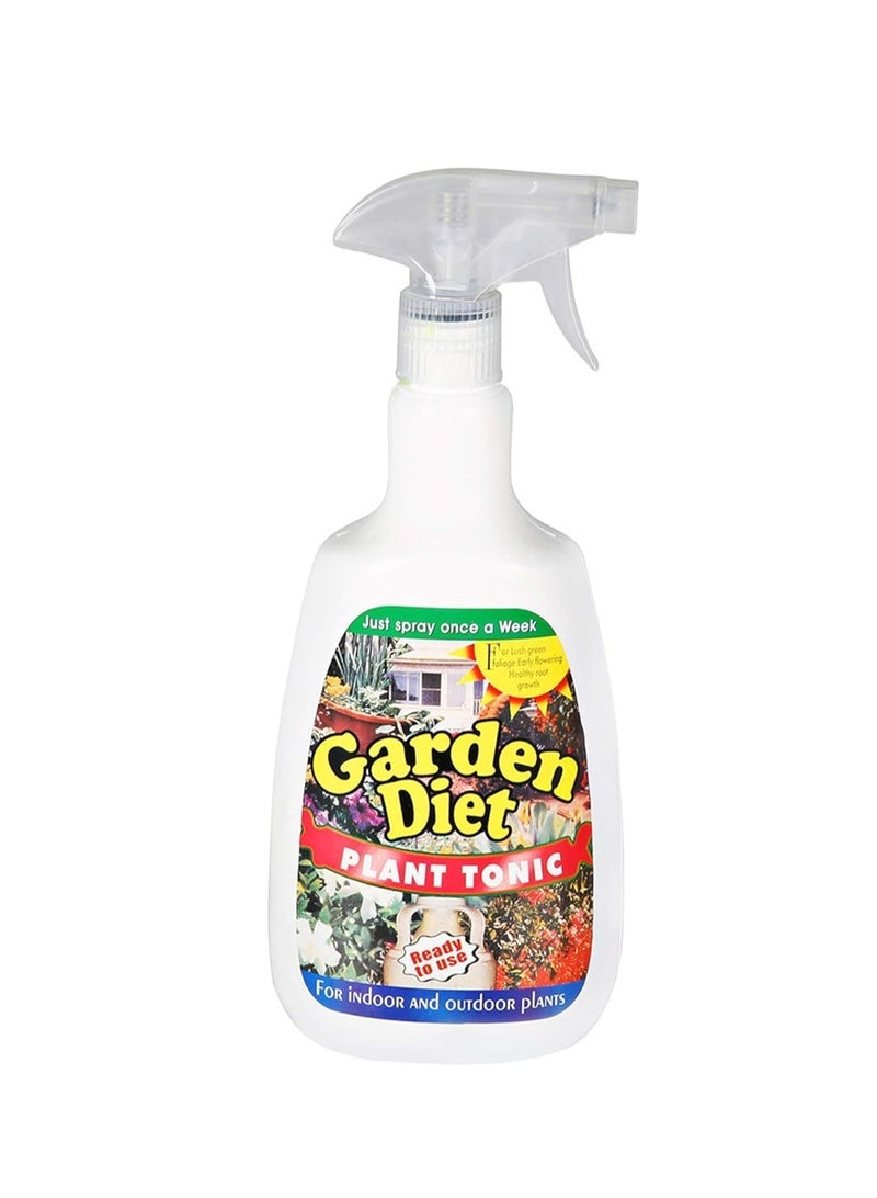 GROW FAST Ready to Use Garden Diet Plant Tonic Liquid Spray Fertilizer 860ml is an All in one Solution Designed to Enhance the Health and Growth of your Plants.
