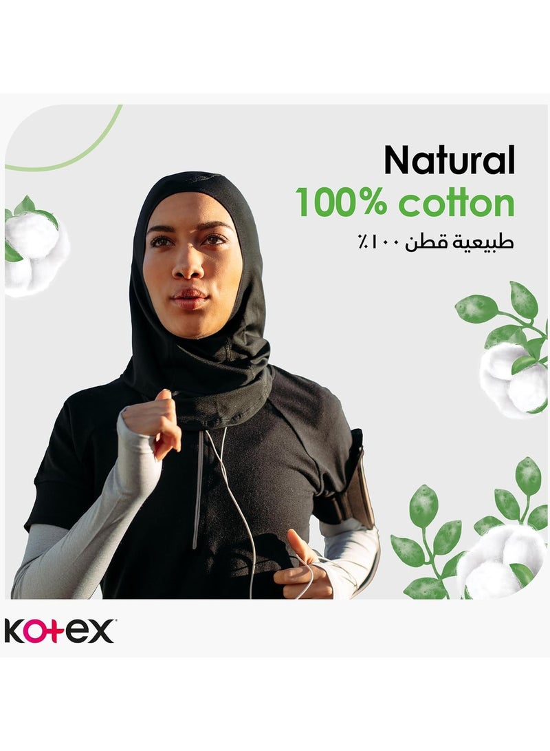 Kotex Cotton Natural Panty Liners With Normal Size 54 Pieces - Image 4