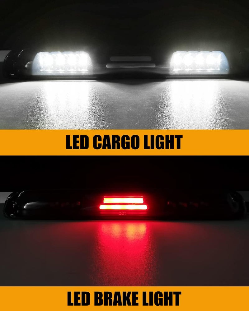 LESAUCE 3rd Third Brake Light Assembly for 1999-2007 GMC Sierra & Chevy Silverado - Image 2