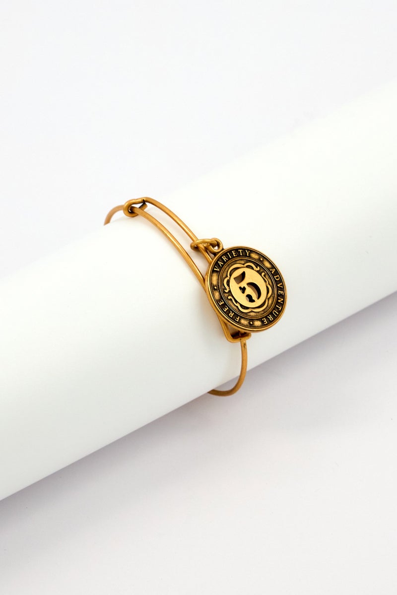 ALEX AND ANI Women Stainless Steel Numerology EWB Bracelet, Gold  - Image 1