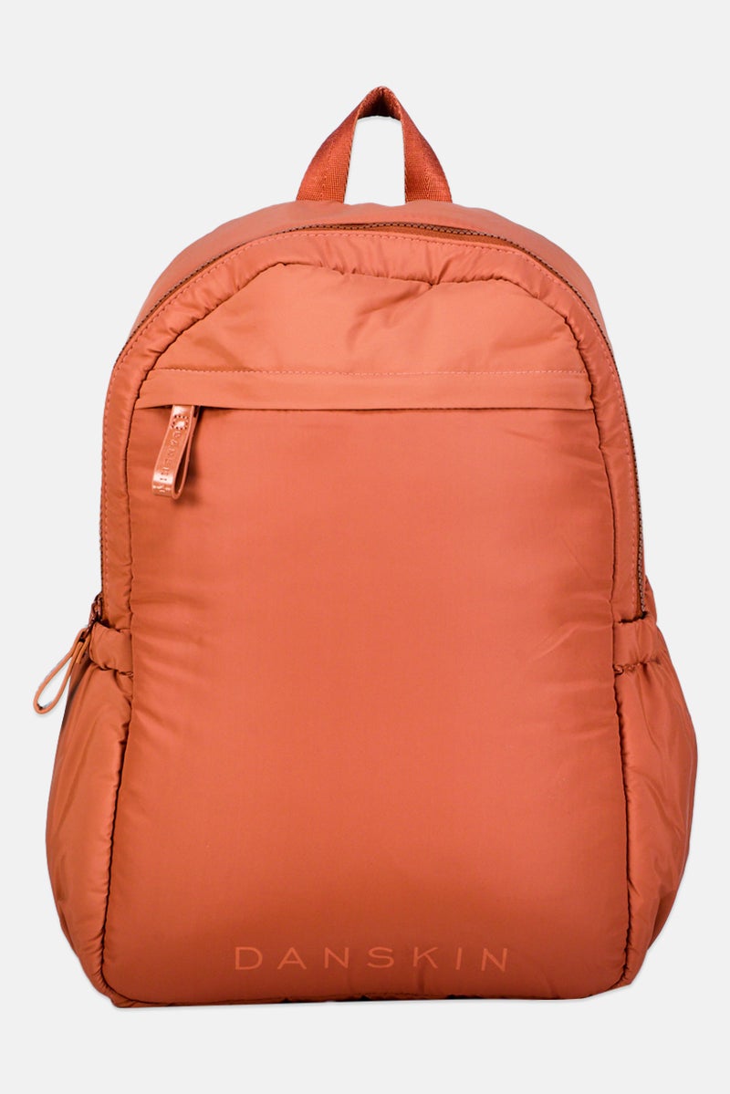 Danskin Women Brand Logo Bagpack 42 H x 35 L x 15 W cm, Orange  - Image 1