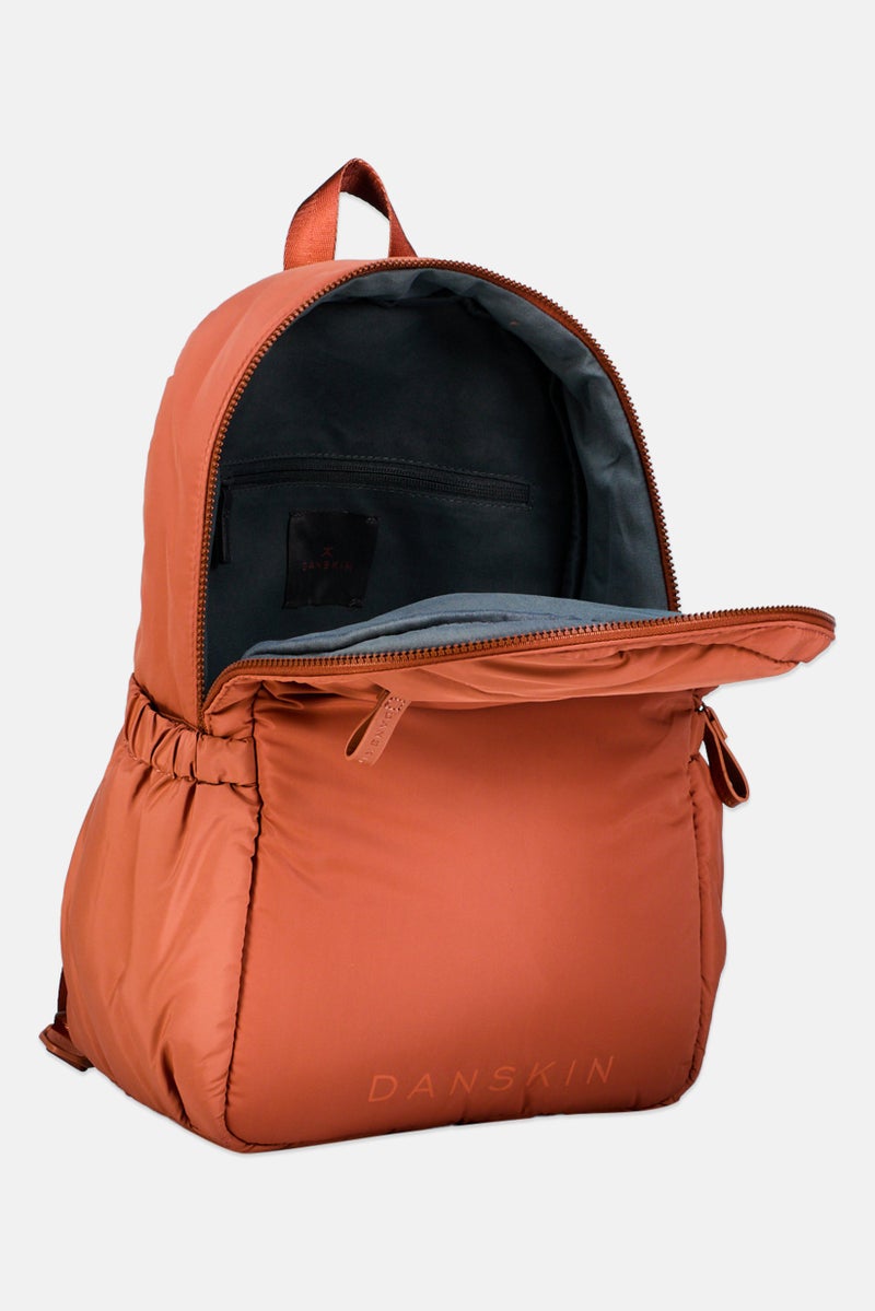 Danskin Women Brand Logo Bagpack 42 H x 35 L x 15 W cm, Orange  - Image 3