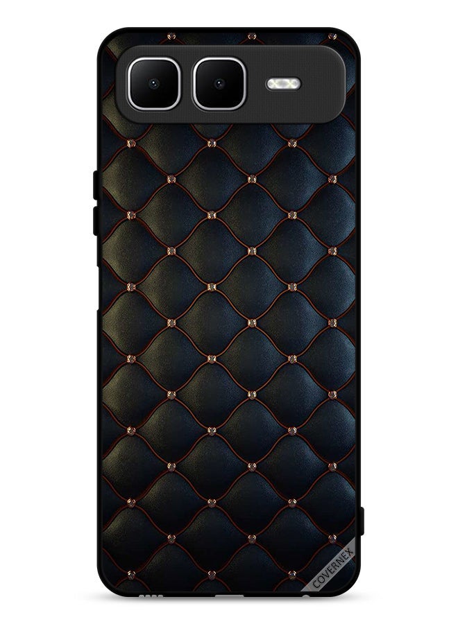 Covernex Infinix Smart 10 Plus Protective Case Cover Stappers On Cloth Pattern