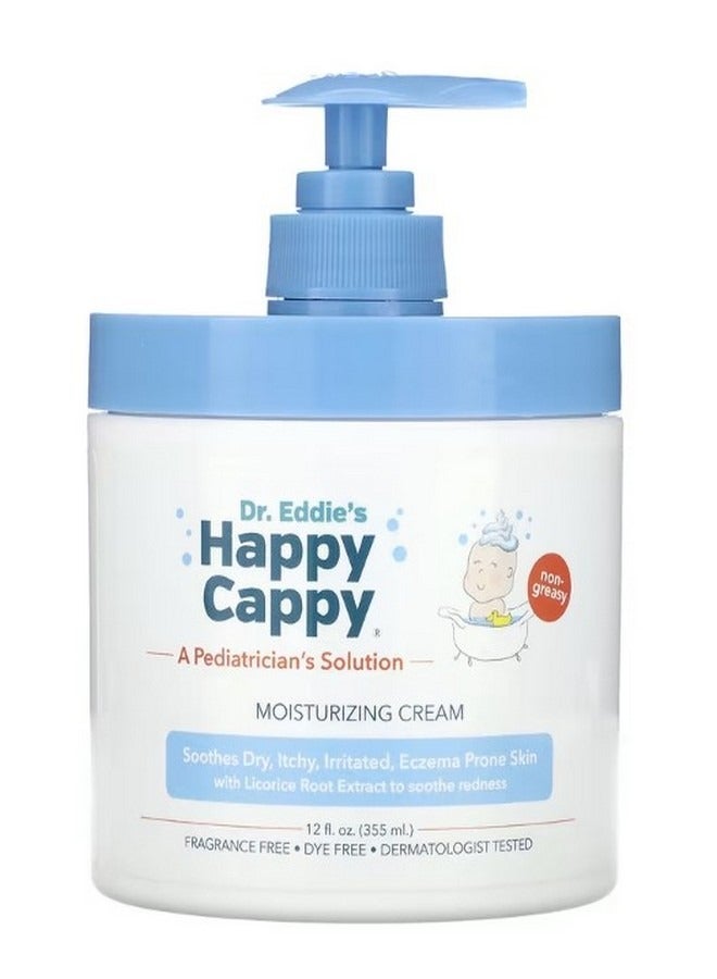 هابي كوبي Moisturizing Cream Fragrance Free 12 fl oz 355 ml - Image 1