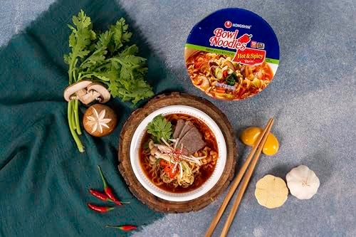 Nongshim HOT  SPICY Noodle Soup 303 Ounce Pack of 1 - Image 5
