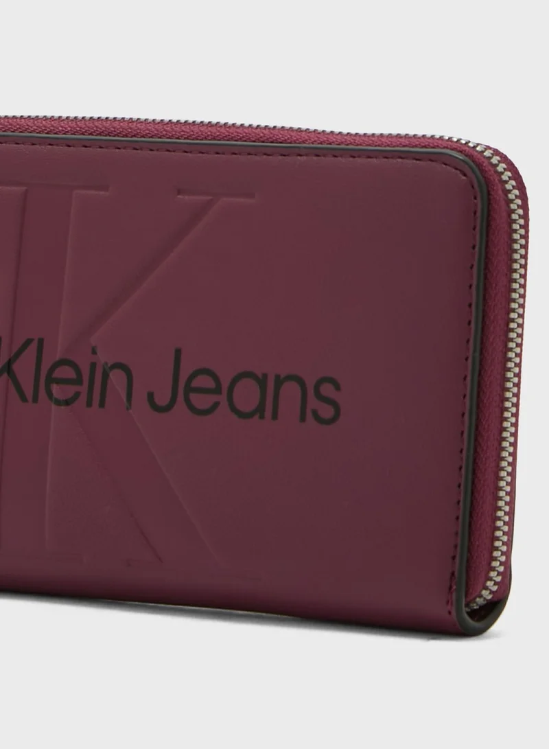 CALVIN KLEIN Monogram Detailed Wallet
