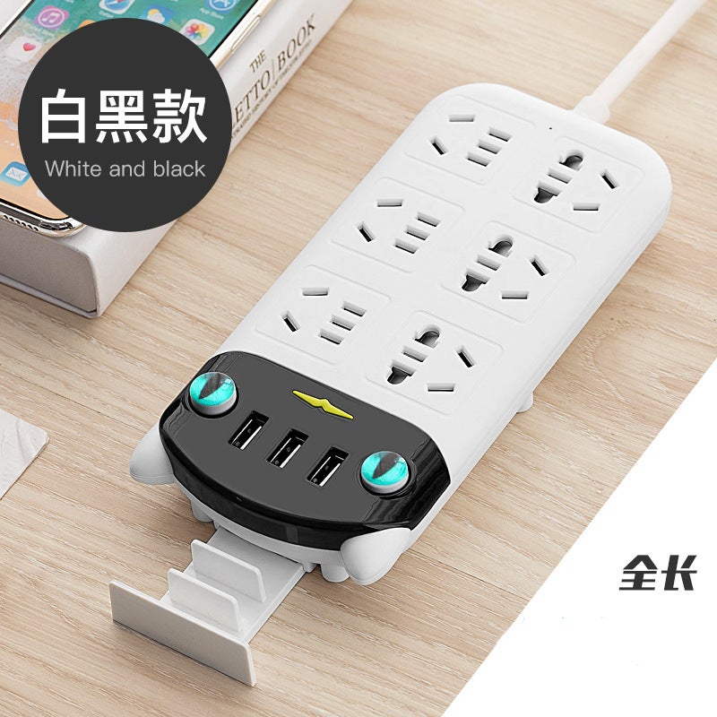 مقبس كهربائي متعدد الوظائف مع منفذ USB - Image 1