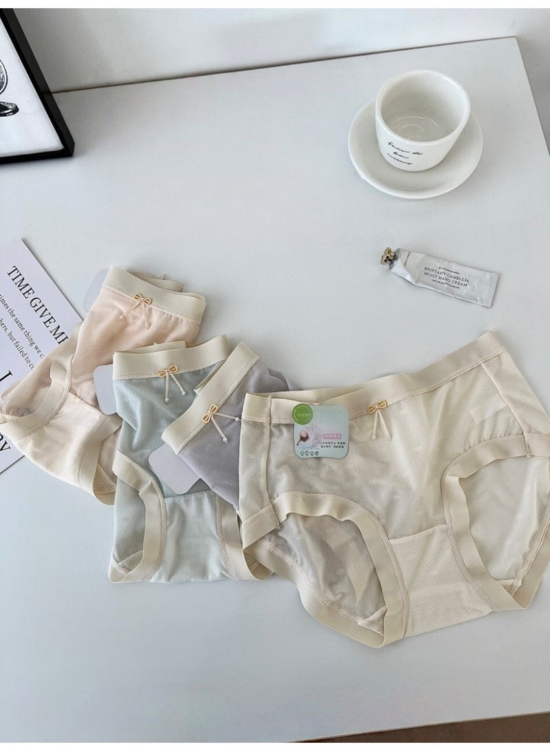 4-Pack Cooling Breathable Pants Set | Elegant, Comfortable Fit | For Sizes 40-65kg - Image 3