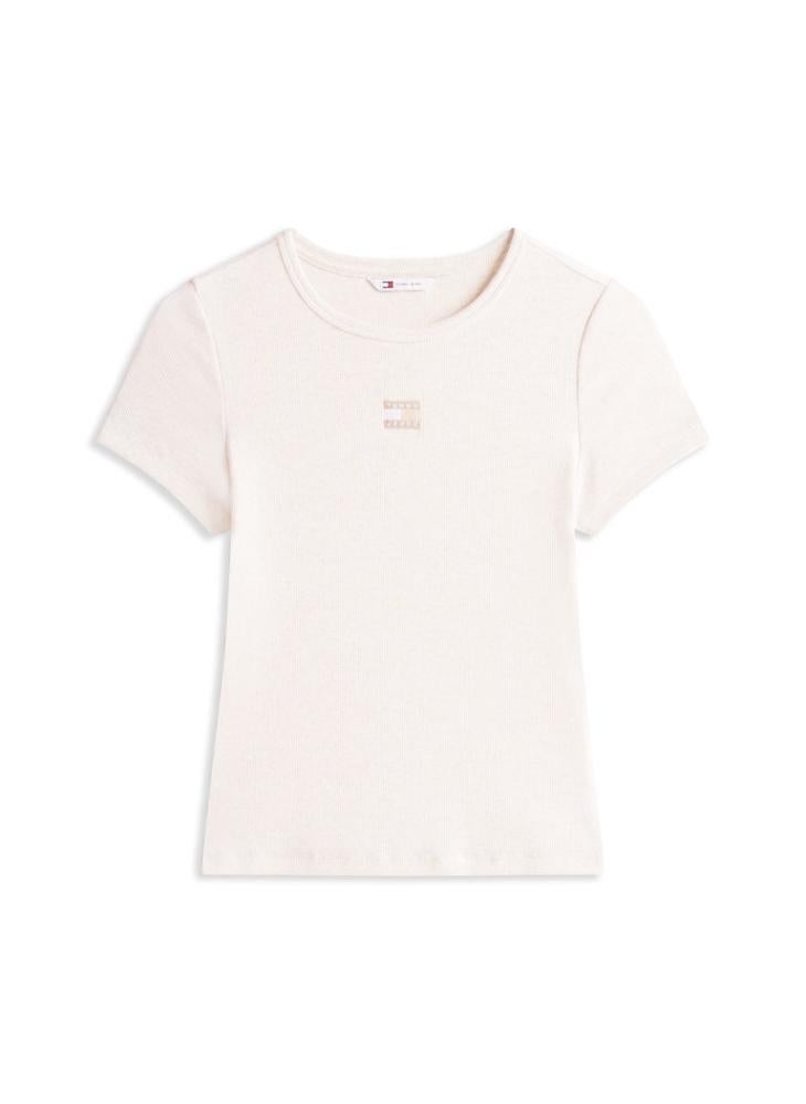 TOMMY JEANS Logo Crew Neck T-Shirt - Image 4