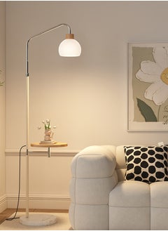 White with shelf