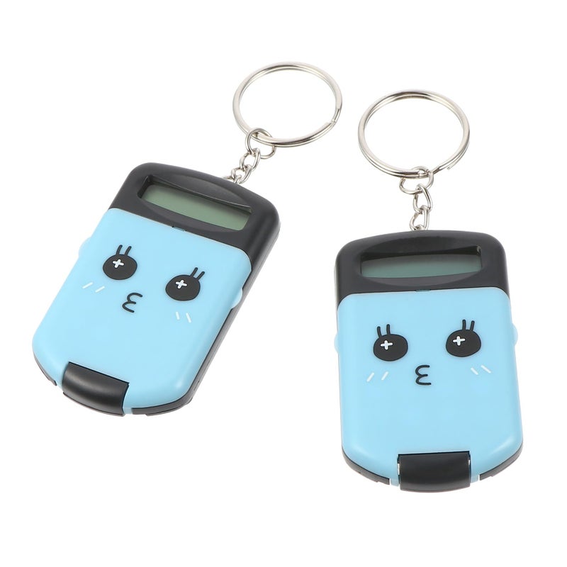Mini Portable Cartoon Calculator 2 Pack Lightweight Pocket Calculator For Students Office School Black - Image 2
